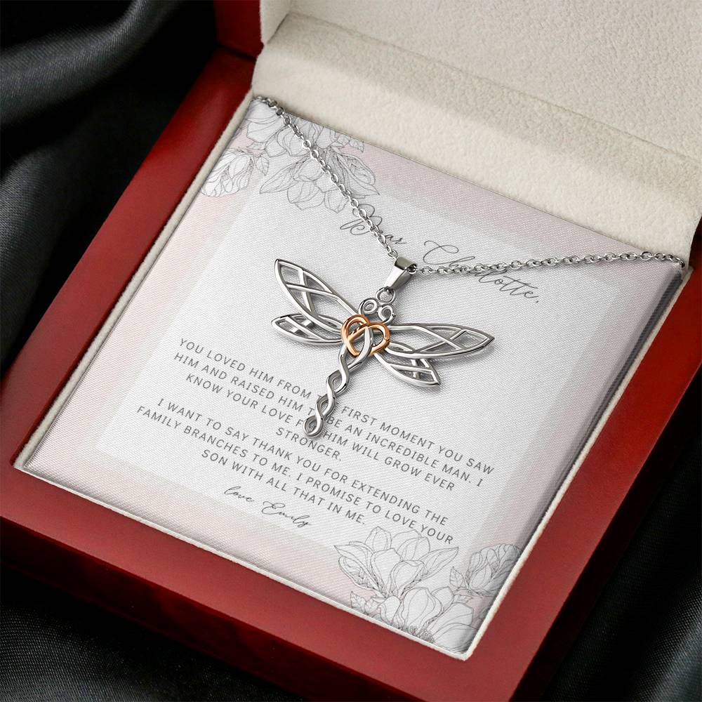 Raising the Man  Gift to MIL To My Mother In Law On Our Wedding Day Pendants from Bride Gift to MIL Mother of the Groom from Bride Mother In Law Necklace