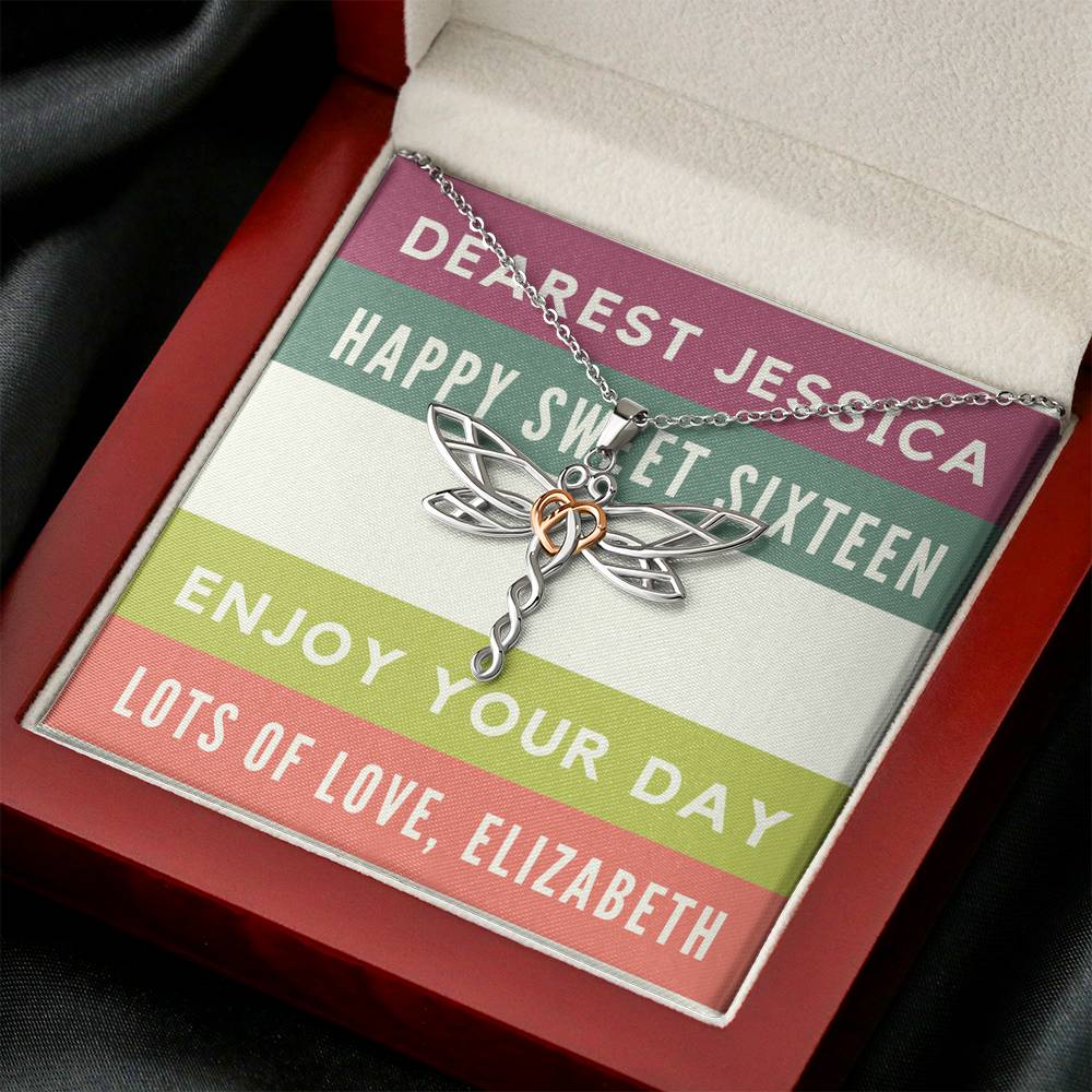Personalized SWEET 16 Necklace, 16th Birthday Gift, Jewelry Gift Box, Sweet sixteen present for daughter, Sweet 16 Gift Necklace, Sweet Sixteen, 16th Birthday, Daughter, Granddaughter, Niece, Friend,