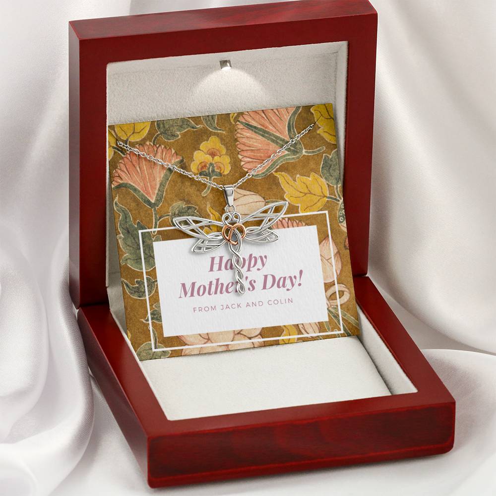 Personalized Necklace Gift To My Mother In Law Grand Mother Mommy Mother's Day Birthday Appreciation Gift With The Message Card
