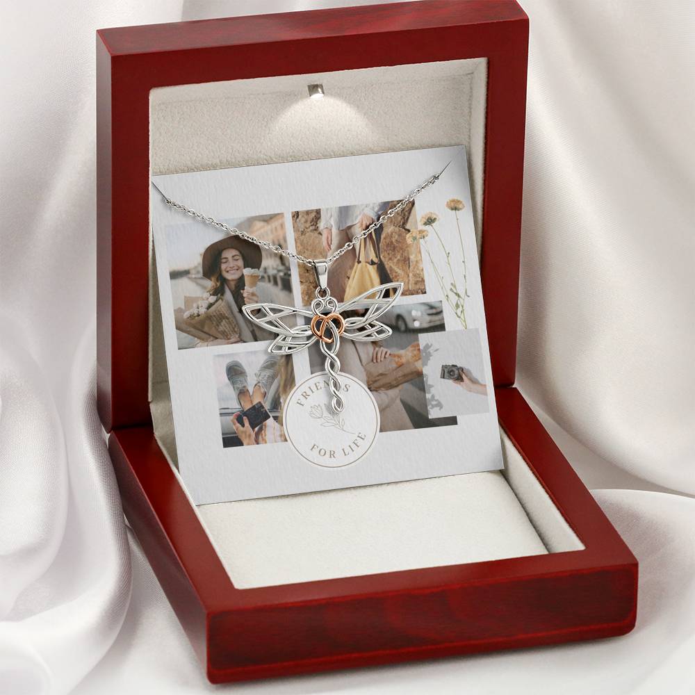 Necklace Gift To My Friend Forever Friendship Spiritual Pendent Gift From Friend Sister Cousin On Birthday Graduation Wedding Gift With The Message Card