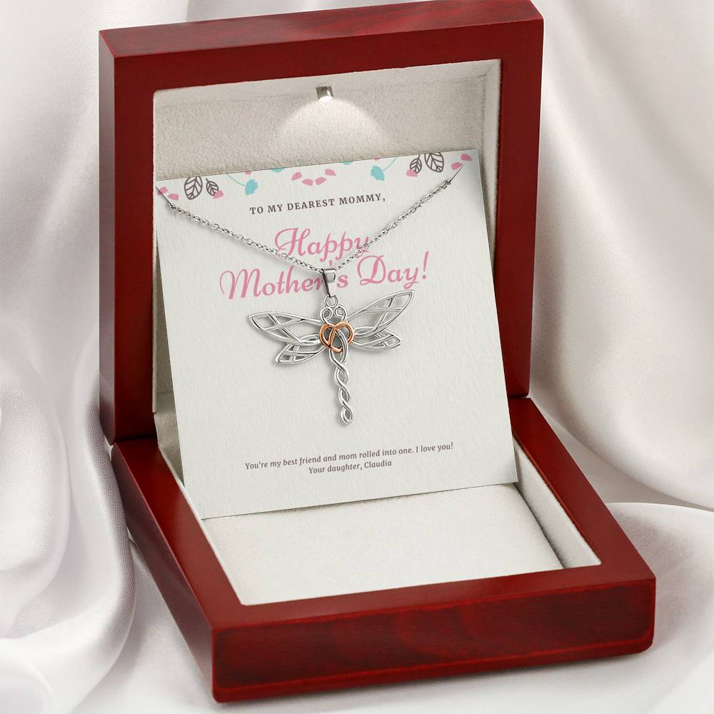 Mom Necklace Mothers Day Card, Stepmother Necklace, Stepmother Necklace, Mothers Day Gift From Husband, Jewelry Gift for My Second Mom, Mom Jewelry Gift,