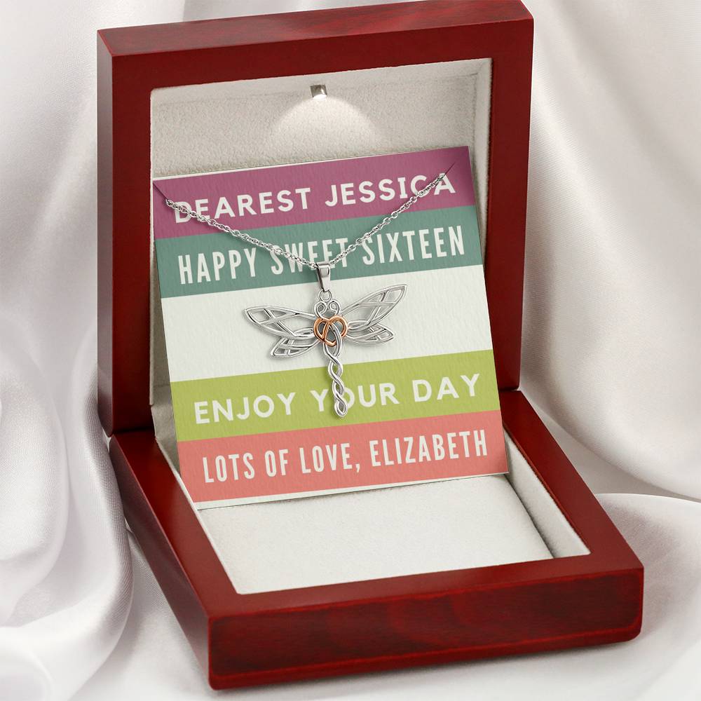 Personalized SWEET 16 Necklace, 16th Birthday Gift, Jewelry Gift Box, Sweet sixteen present for daughter, Sweet 16 Gift Necklace, Sweet Sixteen, 16th Birthday, Daughter, Granddaughter, Niece, Friend,