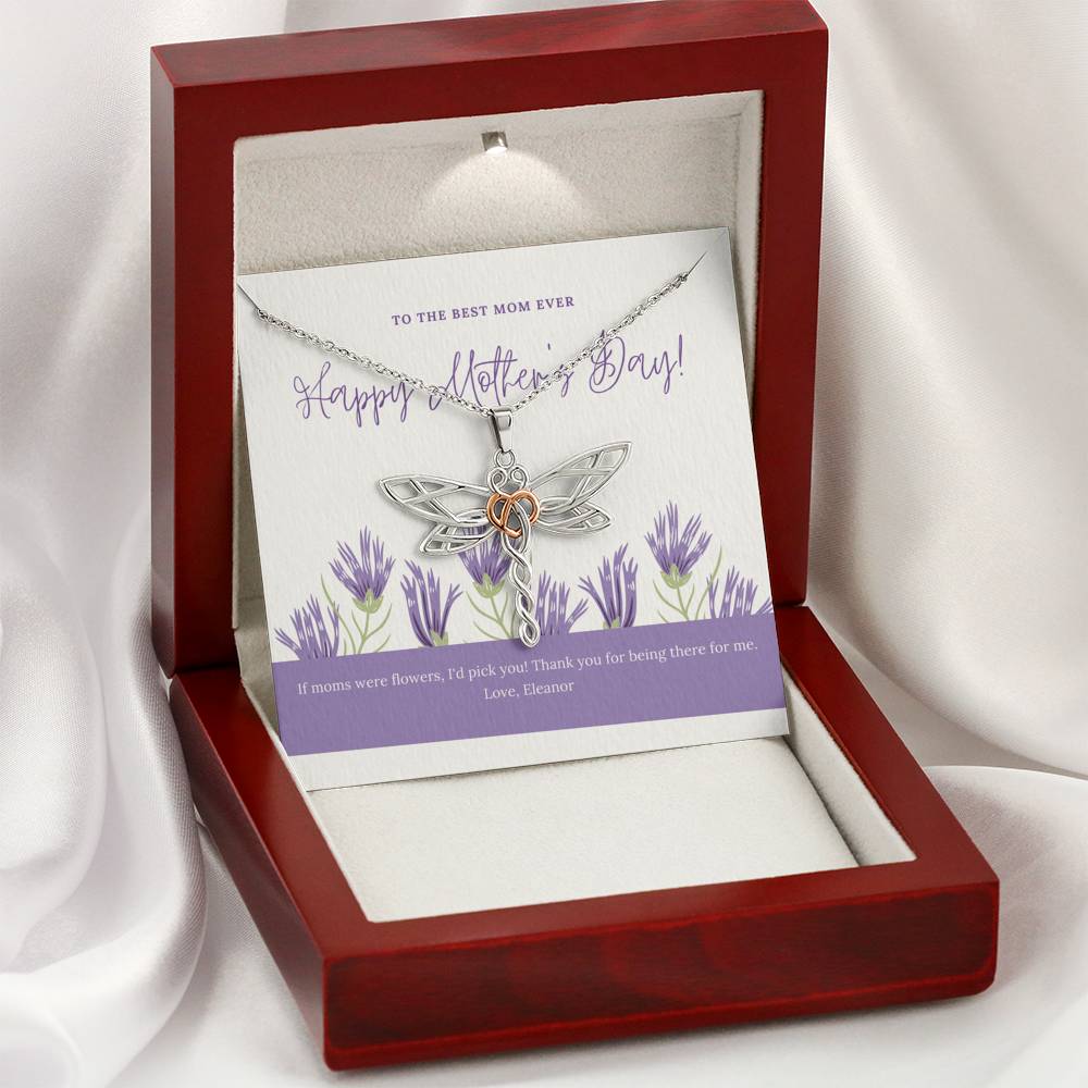 Mother Necklace Gift For Doing A Great Job On Mother's Day For Grandma Mother In Law Step Mom Pendent Gift With The Message Card