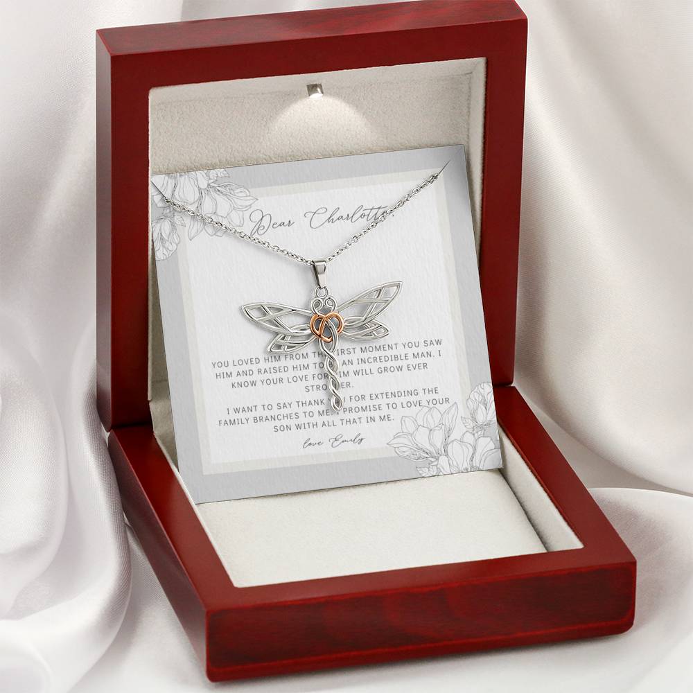 Mother in Law Gift Mother of the Groom Gift From Bride Unique Groom Mom Charm Necklaces Mother in Law Gift Gift Necklace Bride Gift To Mom