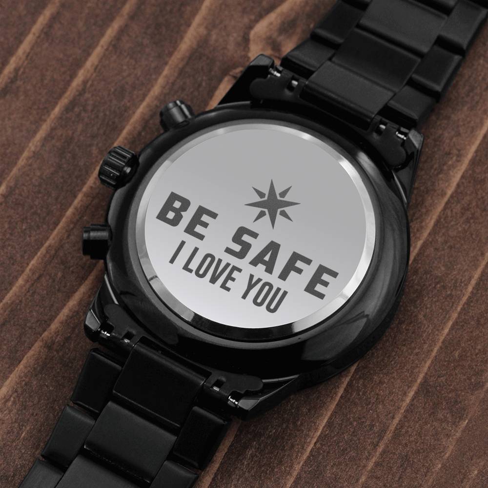 Fathers Day Gift, Personalized Steel Watch, Personalized Watch, Engraved Metal Watch, Mens Watch, Gifts for Him, Gifts for Husband