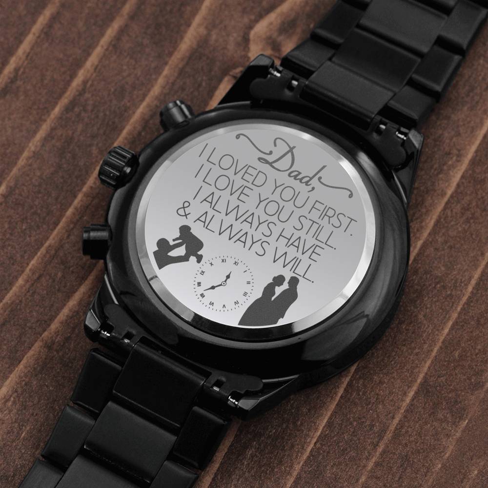 Father of the Bride Gift from groom Personalized Stainless Steel Watch Engraved Watch Father in Law Gift
