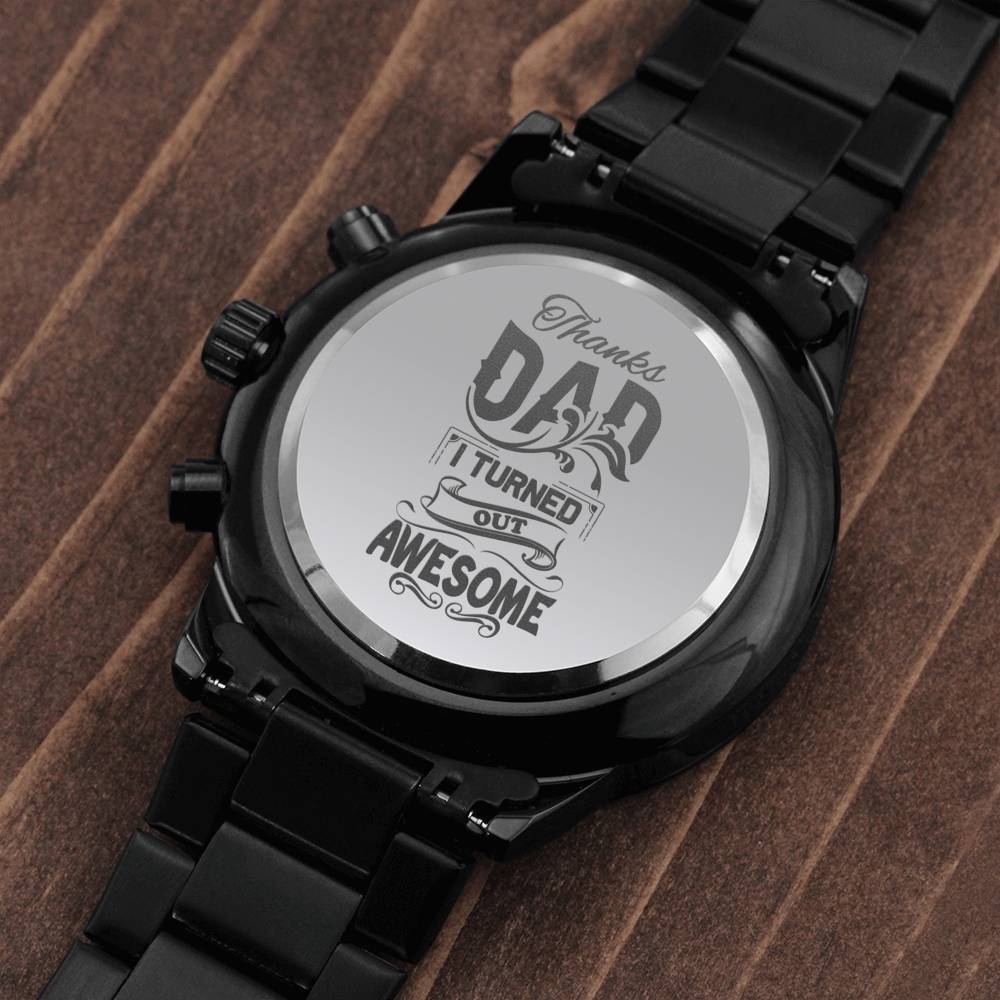 Fathers Day Watch Gift For Beloved Dad, Luxury Watch Gift For Dad, Watch for Men, Birthday Gifts From Daughter