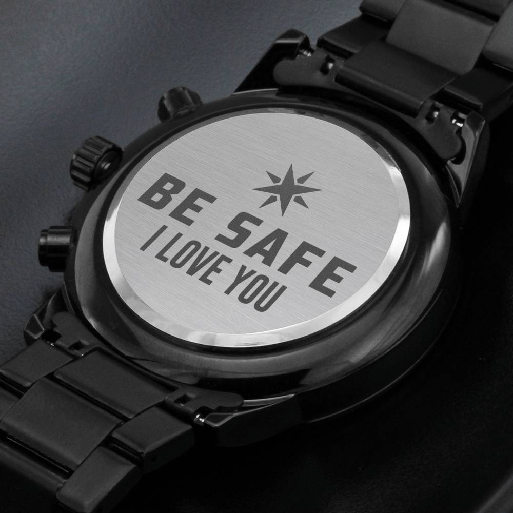 Fathers Day Gift, Personalized Steel Watch, Personalized Watch, Engraved Metal Watch, Mens Watch, Gifts for Him, Gifts for Husband