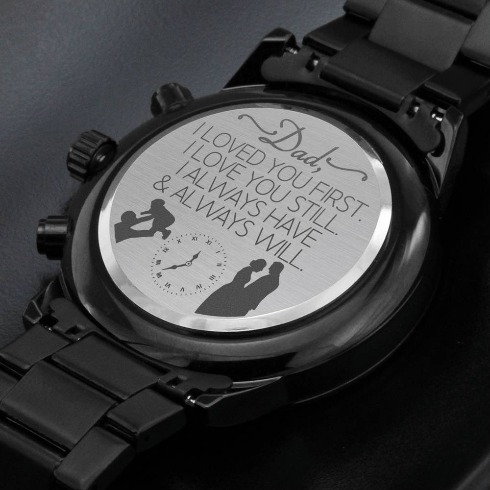Father of the Bride Gift from groom Personalized Stainless Steel Watch Engraved Watch Father in Law Gift
