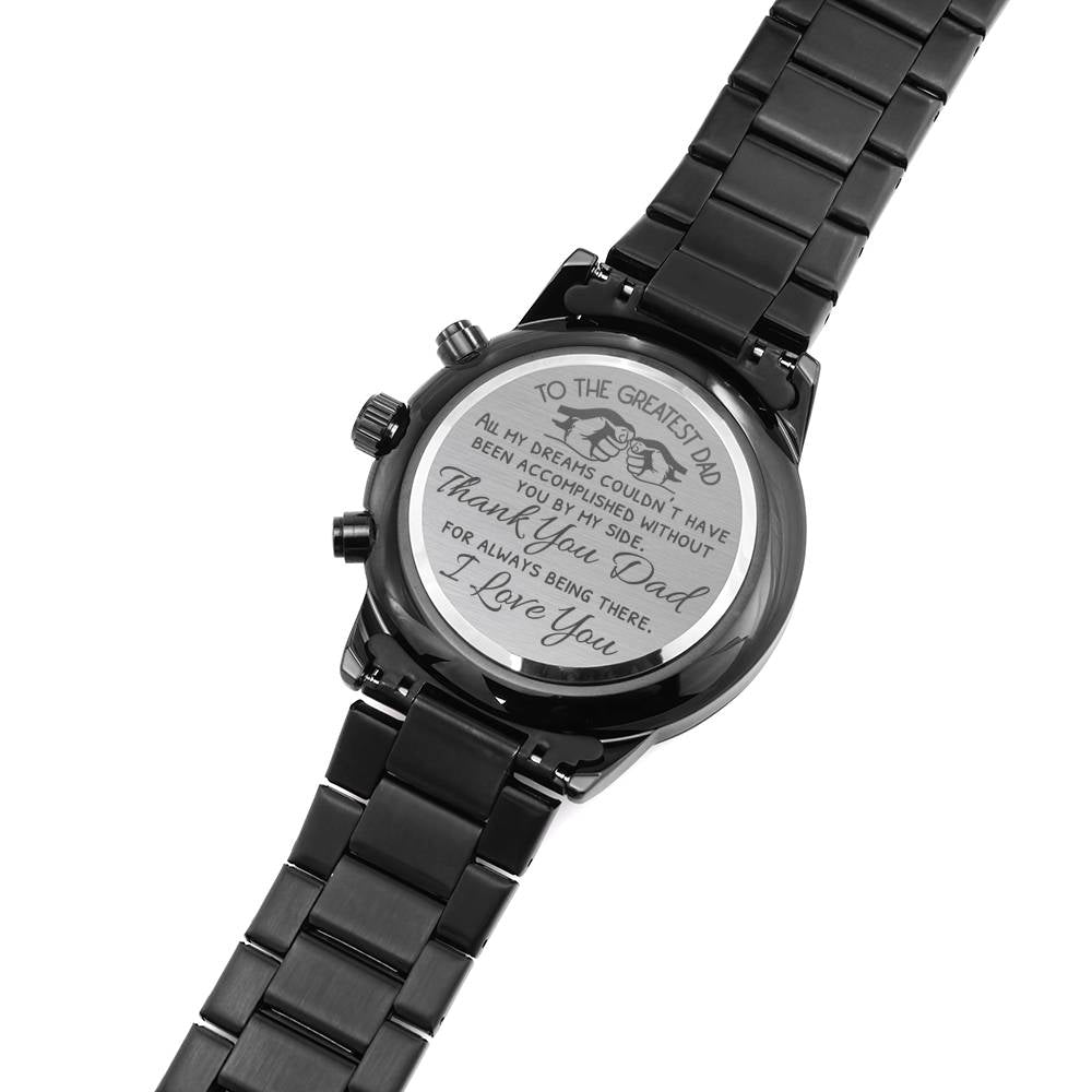 Gift for dad, Personalized Watch, Custom Watch, Mens Watch, Father's day gift, To dad from son, from daughter, personalized gift for dad
