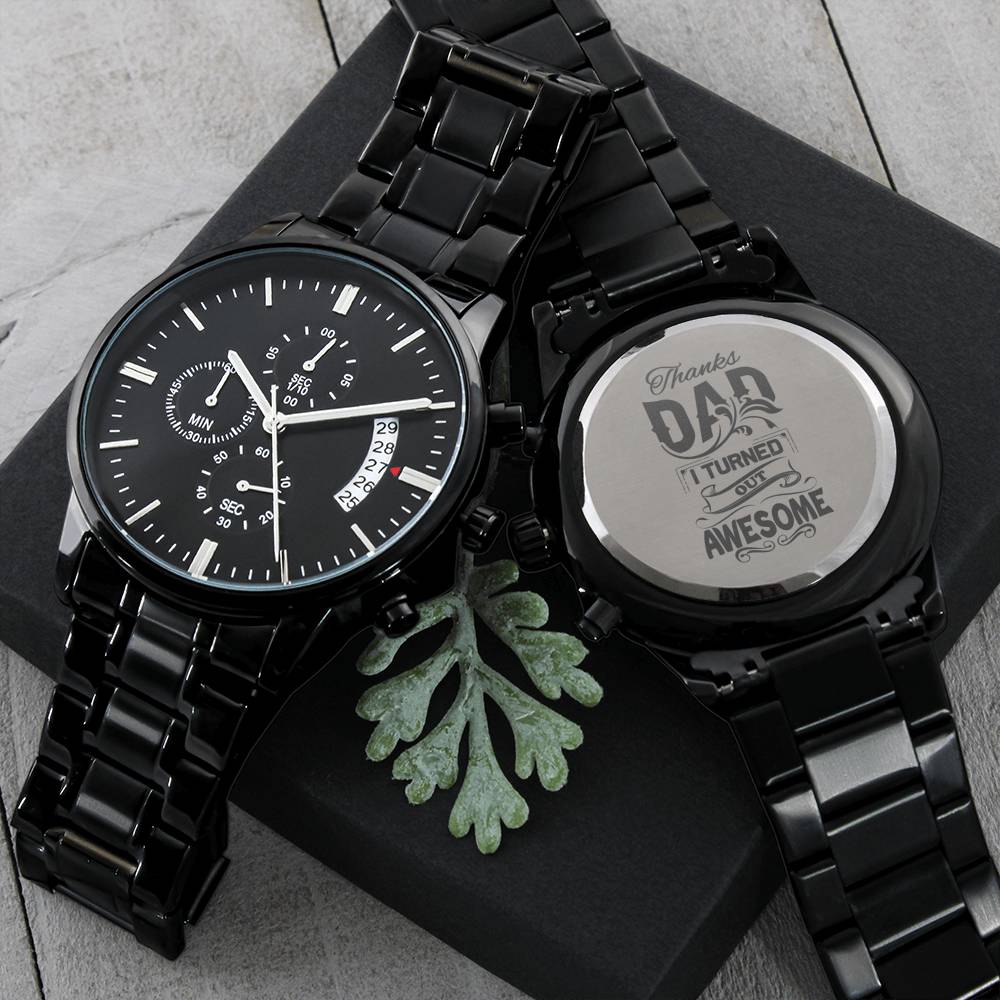 Fathers Day Watch Gift For Beloved Dad, Luxury Watch Gift For Dad, Watch for Men, Birthday Gifts From Daughter
