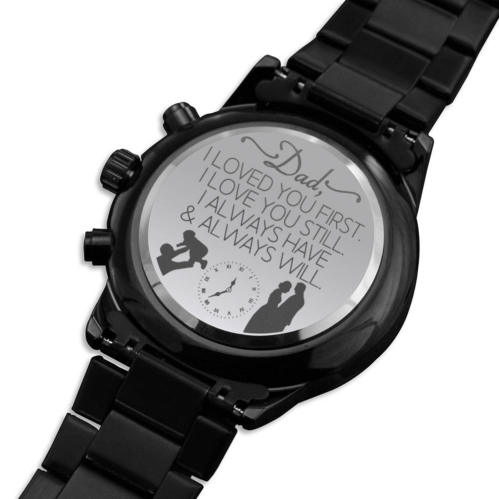 Father of the Bride Gift from groom Personalized Stainless Steel Watch Engraved Watch Father in Law Gift