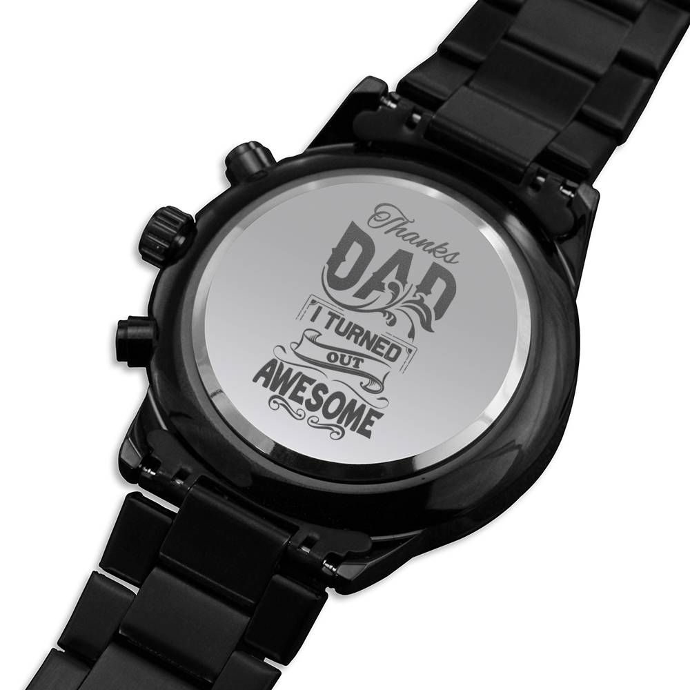 Fathers Day Watch Gift For Beloved Dad, Luxury Watch Gift For Dad, Watch for Men, Birthday Gifts From Daughter