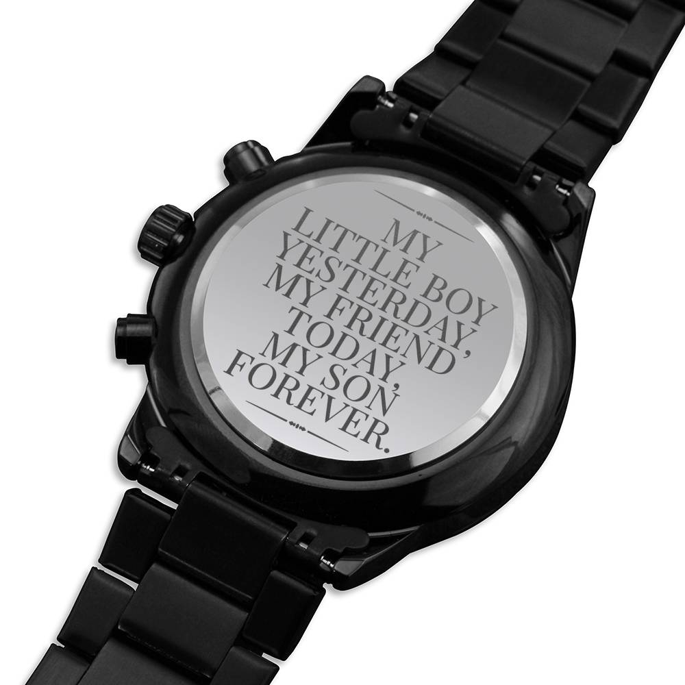 Best Son From Dad Gift, Son Engraved Watch, Son Love And Support Gift, Son Personalized Gift, Son Graduation Gift, Son New Job, Dad To Son