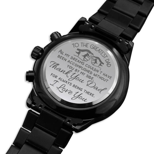 Gift for dad, Personalized Watch, Custom Watch, Mens Watch, Father's day gift, To dad from son, from daughter, personalized gift for dad