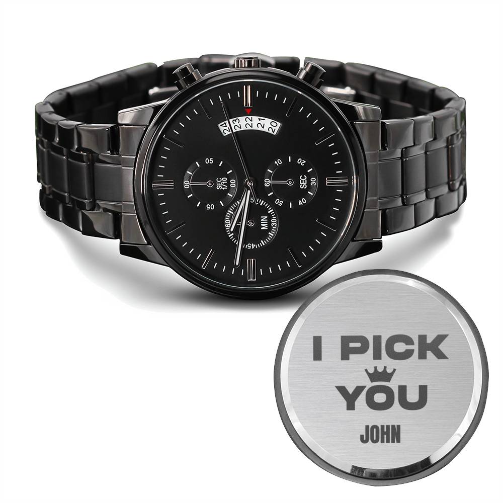 Gift for Him, Metal Watch, Mens Watch, Groomsmen Watch, Engraved Watch, Personalized Watch, Boyfriend Gift, Gift for Men, Gift for Dad