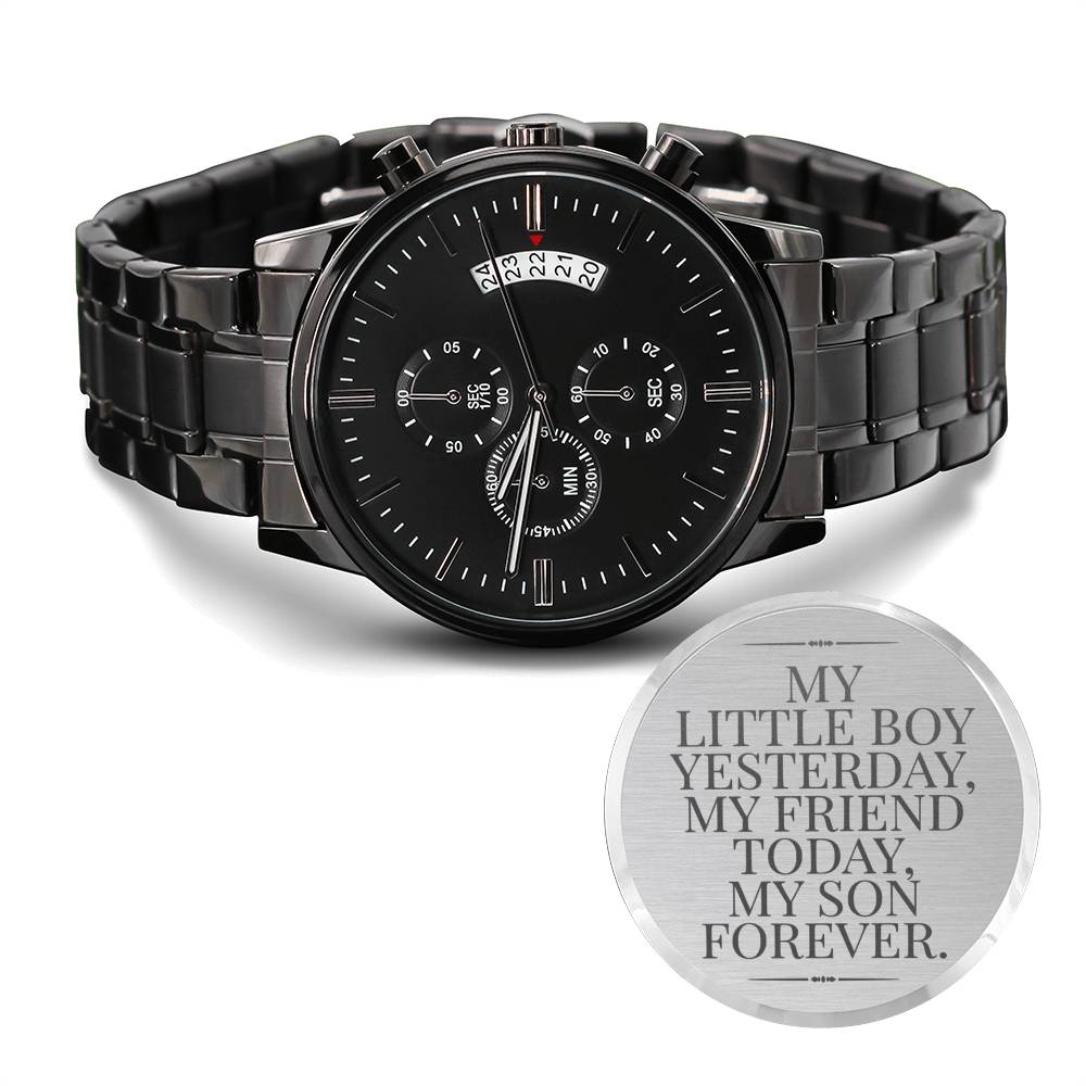 Best Son From Dad Gift, Son Engraved Watch, Son Love And Support Gift, Son Personalized Gift, Son Graduation Gift, Son New Job, Dad To Son
