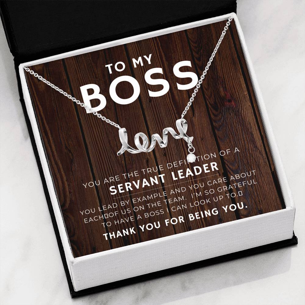 Necklace Gift For Boss On Special Event From Peers