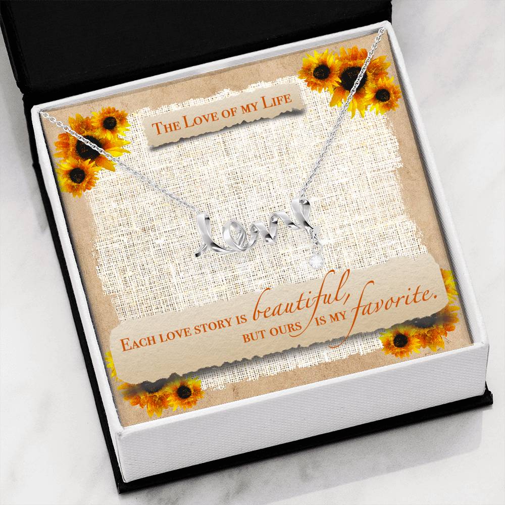 Love Engraved Pendant To My Girlfriend Romantic Gift On This Valentine Day