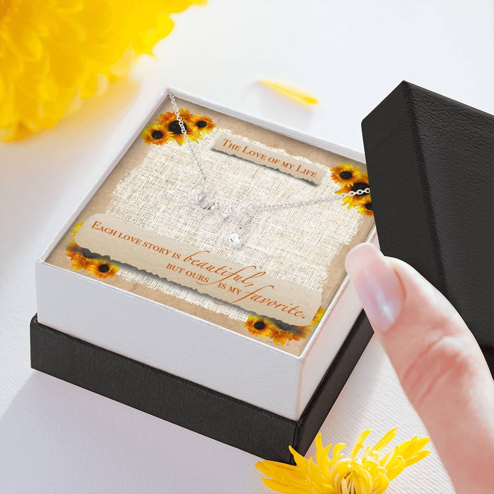 Love Engraved Pendant To My Girlfriend Romantic Gift On This Valentine Day