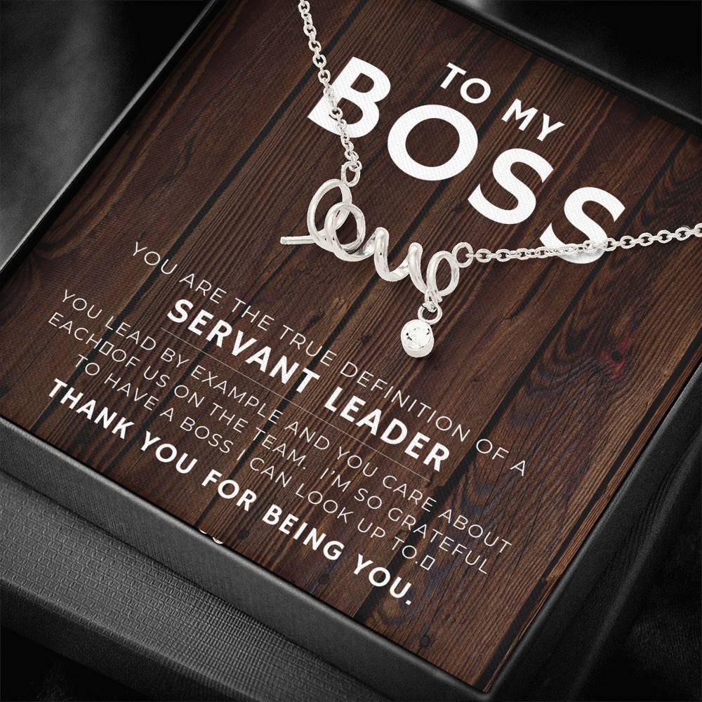 Necklace Gift For Boss On Special Event From Peers