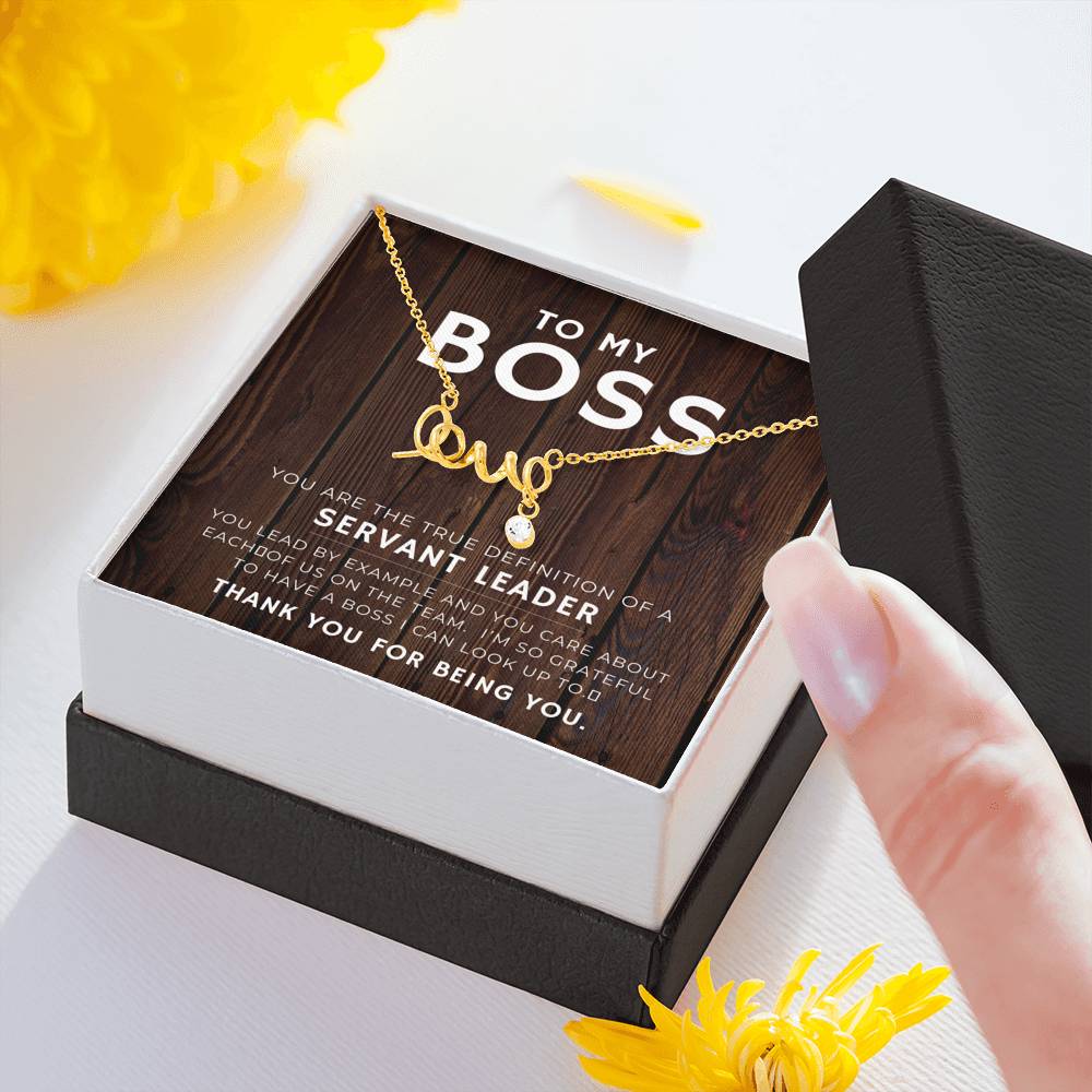 Necklace Gift For Boss On Special Event From Peers