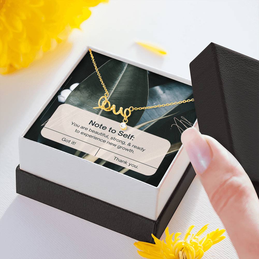 Birthday Love Engraved Necklace To My Strong Beautiful Mom From Daughter Son