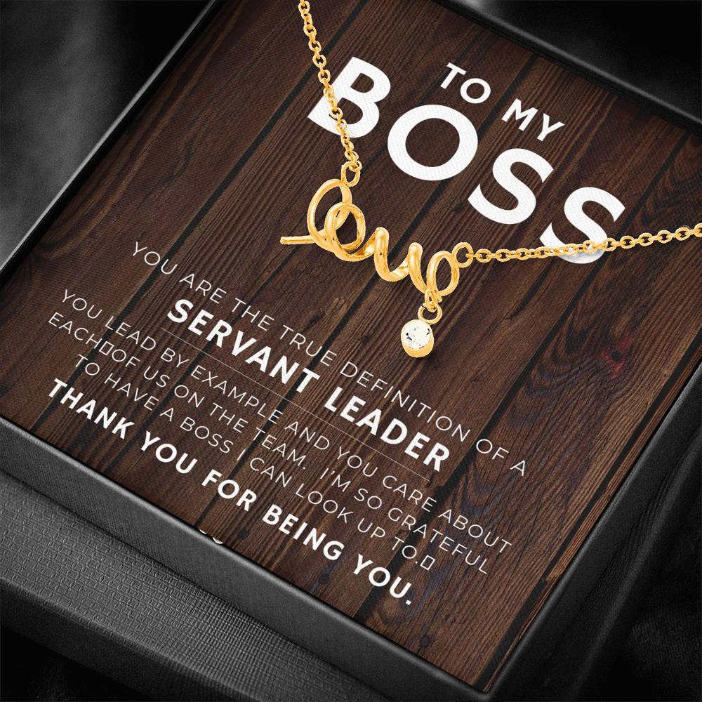 Necklace Gift For Boss On Special Event From Peers