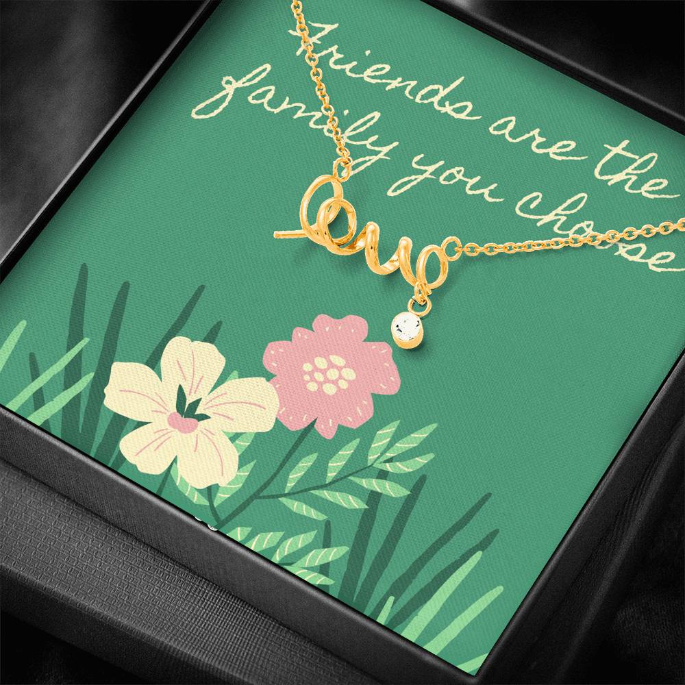 Friendship Scripted Love Necklace My Gift For My Friend This Valentines Valentine Gifts For Bestfriends Love