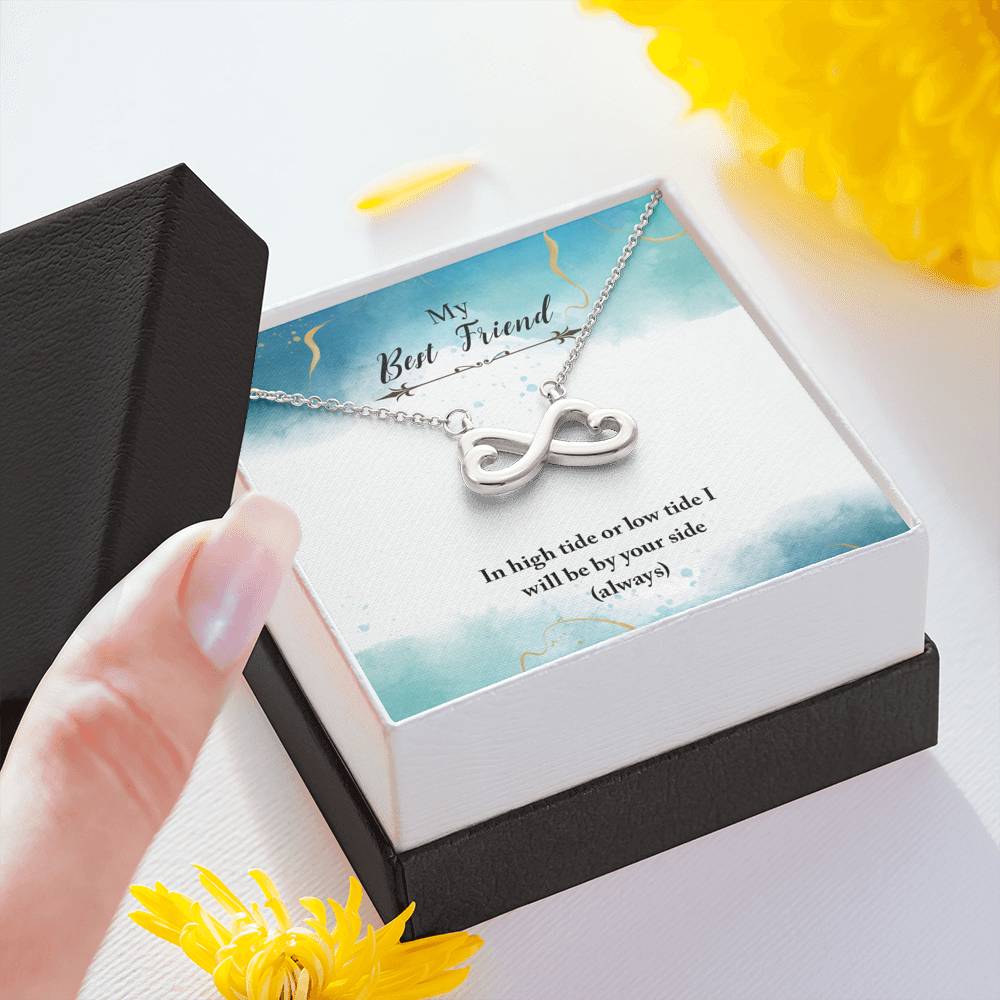 Necklace Gift To My Best Friend Personalized Pendent Gift With The Message Card On Birthday Wedding Graduation Gift For True Friendship