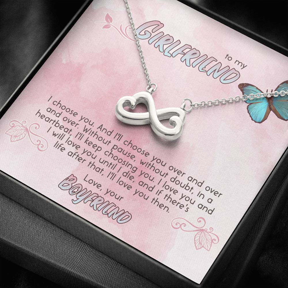 Valentines Gift For Girlfriend Forever Love Bond Pendent From Future Husband