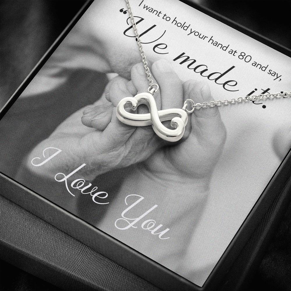 To My Mom Mother In Law Grandma Wife Fiancée Personalized Necklace Gift On Mother's Day Valentine's Day Birthday Wedding Gift