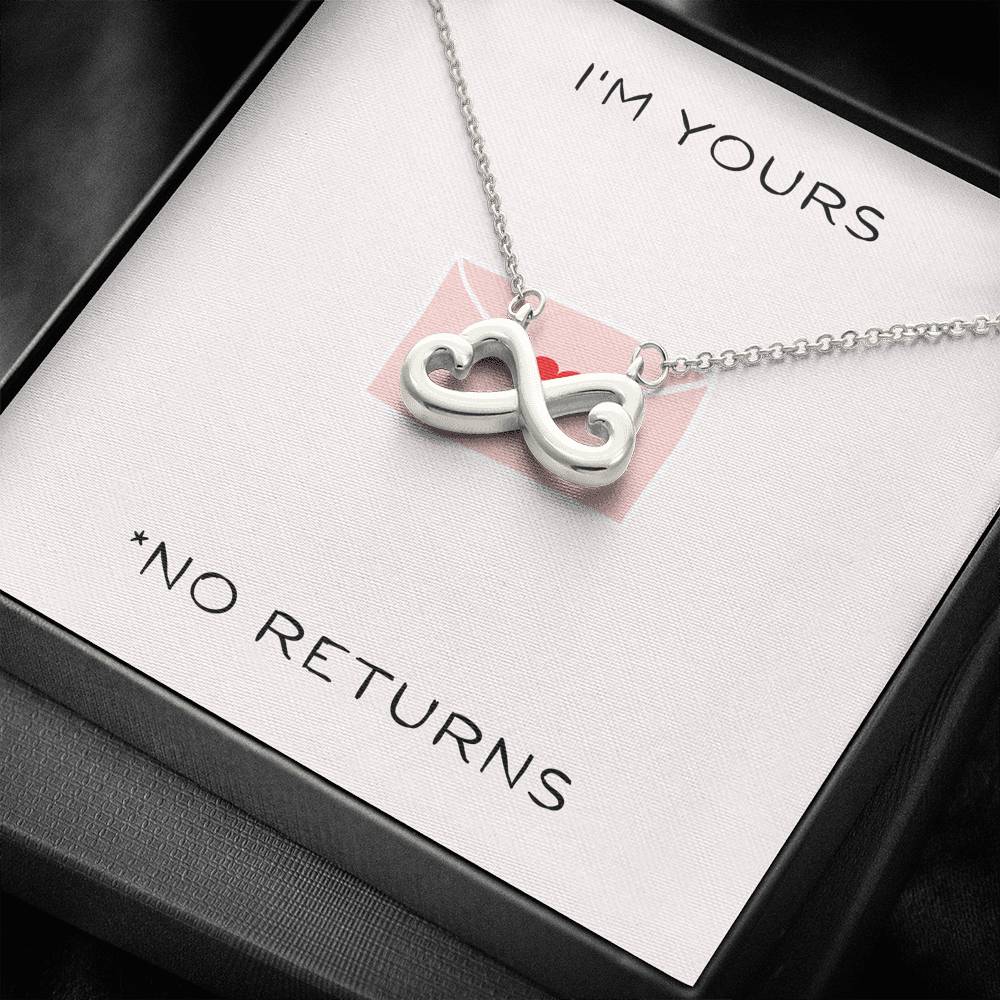 Necklace Gift For Women Infinity Heart Necklace To My Wife On Her Birthday Anniversary Gift From Husband