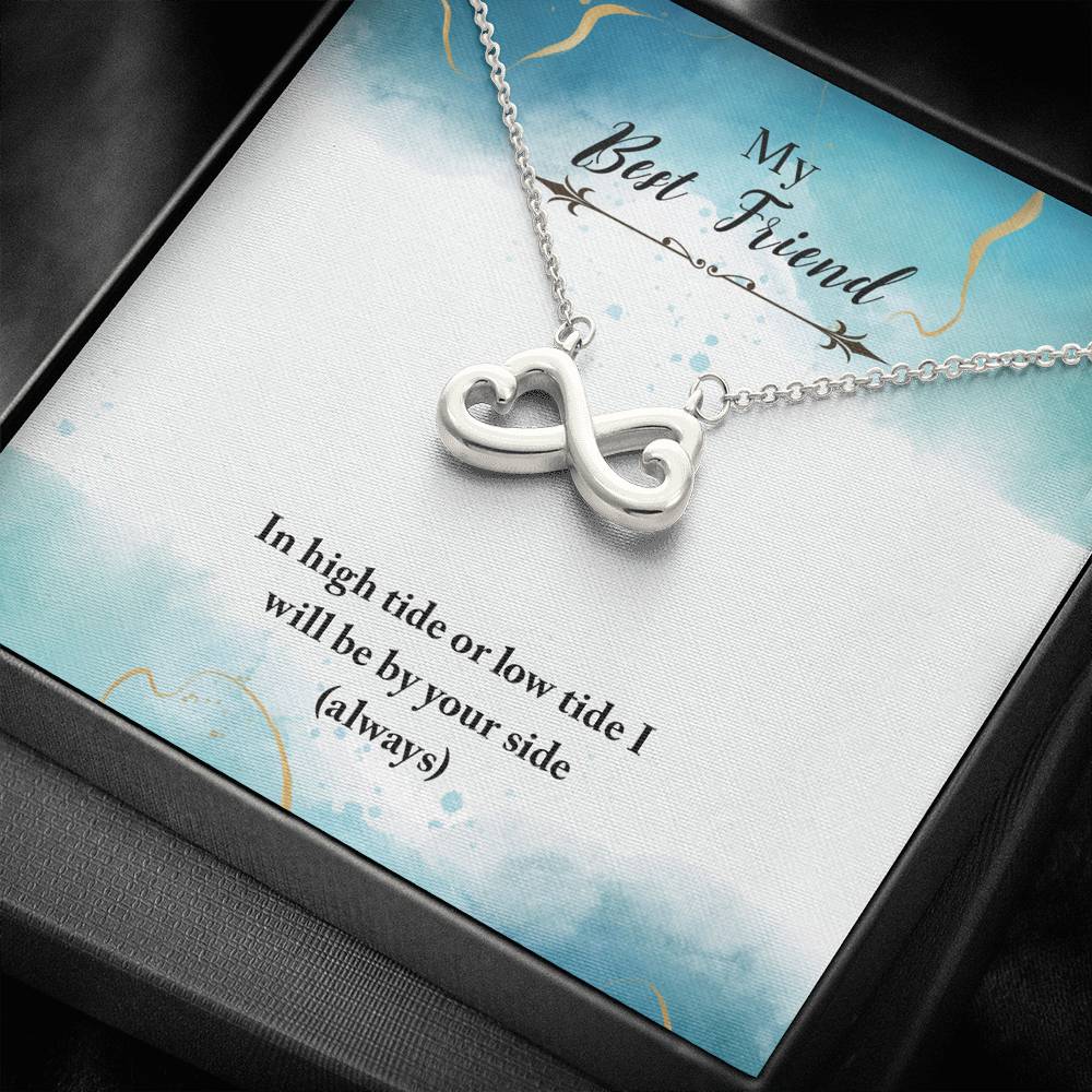Necklace Gift To My Best Friend Personalized Pendent Gift With The Message Card On Birthday Wedding Graduation Gift For True Friendship