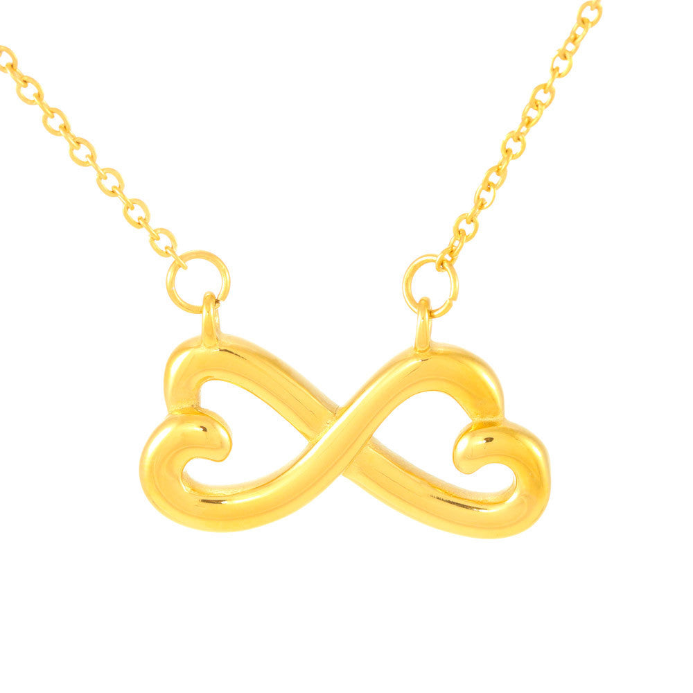Personalized Necklace Gift For Women Infinity Heart Pendent To My Partner Gift From Boyfriend Husband On Valentine's Day