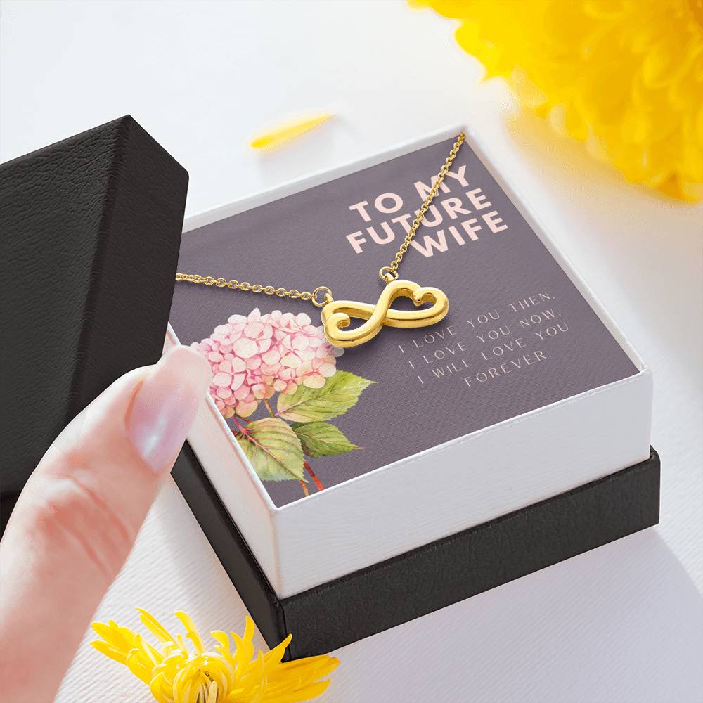 To My Future Wife Pendent On Her Birthday Engagement Valentine's Day Pendent Gift With The Message Card From Boyfriend