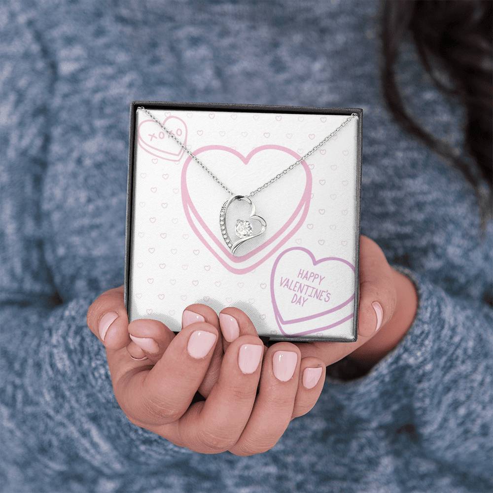 Valentines - Candy Hearts Forever Love Necklace