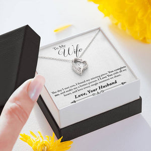 Husband to wife Forever Love Necklace