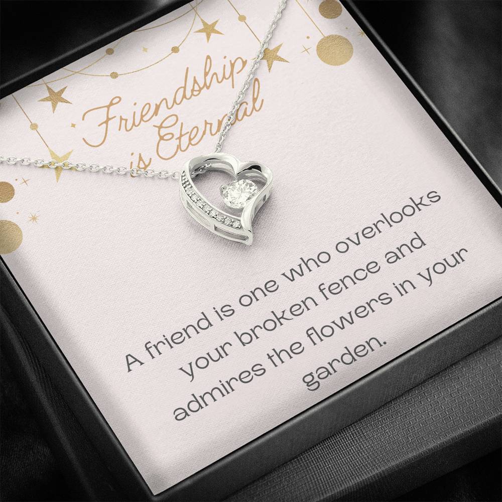 Friendship heart Necklace, Best Friend Necklace, BFF Gift, Gifts for Her, Mother Day Gift, Valentine Day Gift