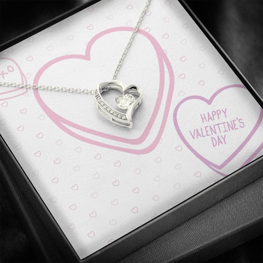 Valentines - Candy Hearts Forever Love Necklace