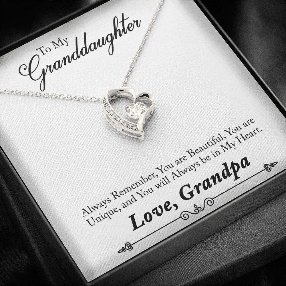My Grand Daughter Forever Love Necklace
