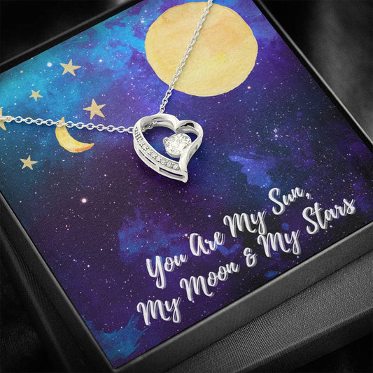 You Are My SUN, MOON, STARS Forever Love Necklace