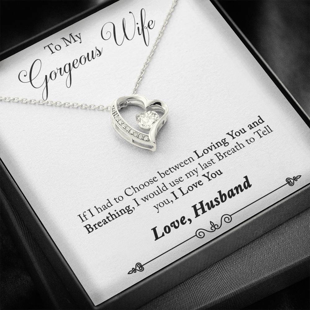 Husband to wife Forever Love Necklace