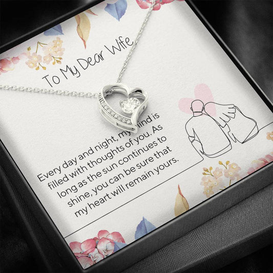 TO MY DEAR WIFE Forever Love Necklace