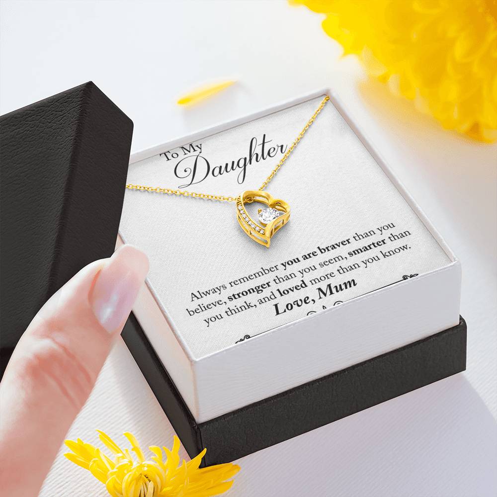 Mum to Daughter Forever Love Necklace