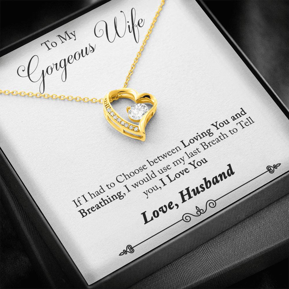 Husband to wife Forever Love Necklace