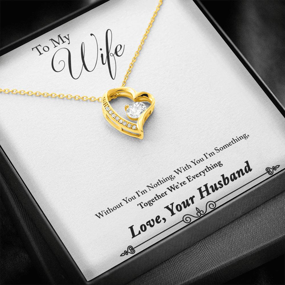 Husband to wife Forever Love Necklace