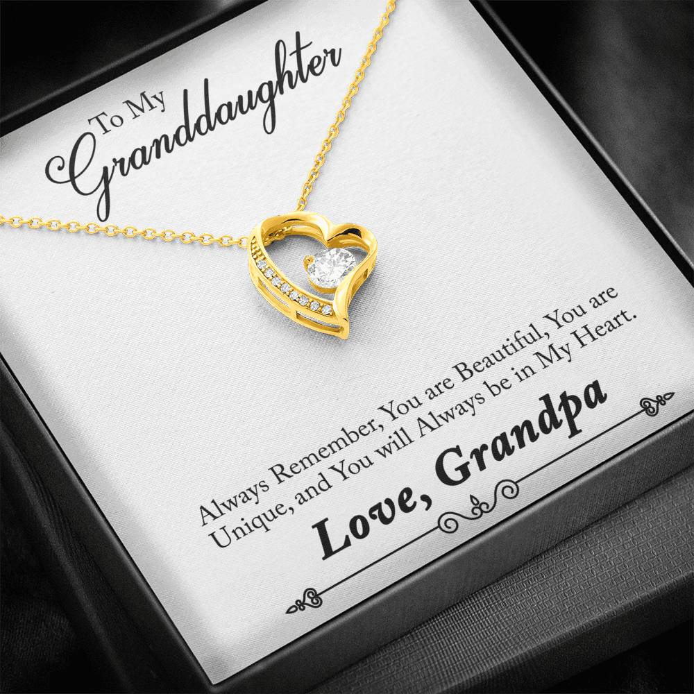 My Grand Daughter Forever Love Necklace