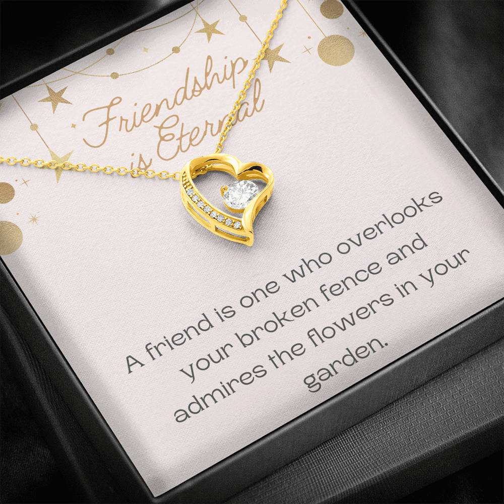 Friendship heart Necklace, Best Friend Necklace, BFF Gift, Gifts for Her, Mother Day Gift, Valentine Day Gift