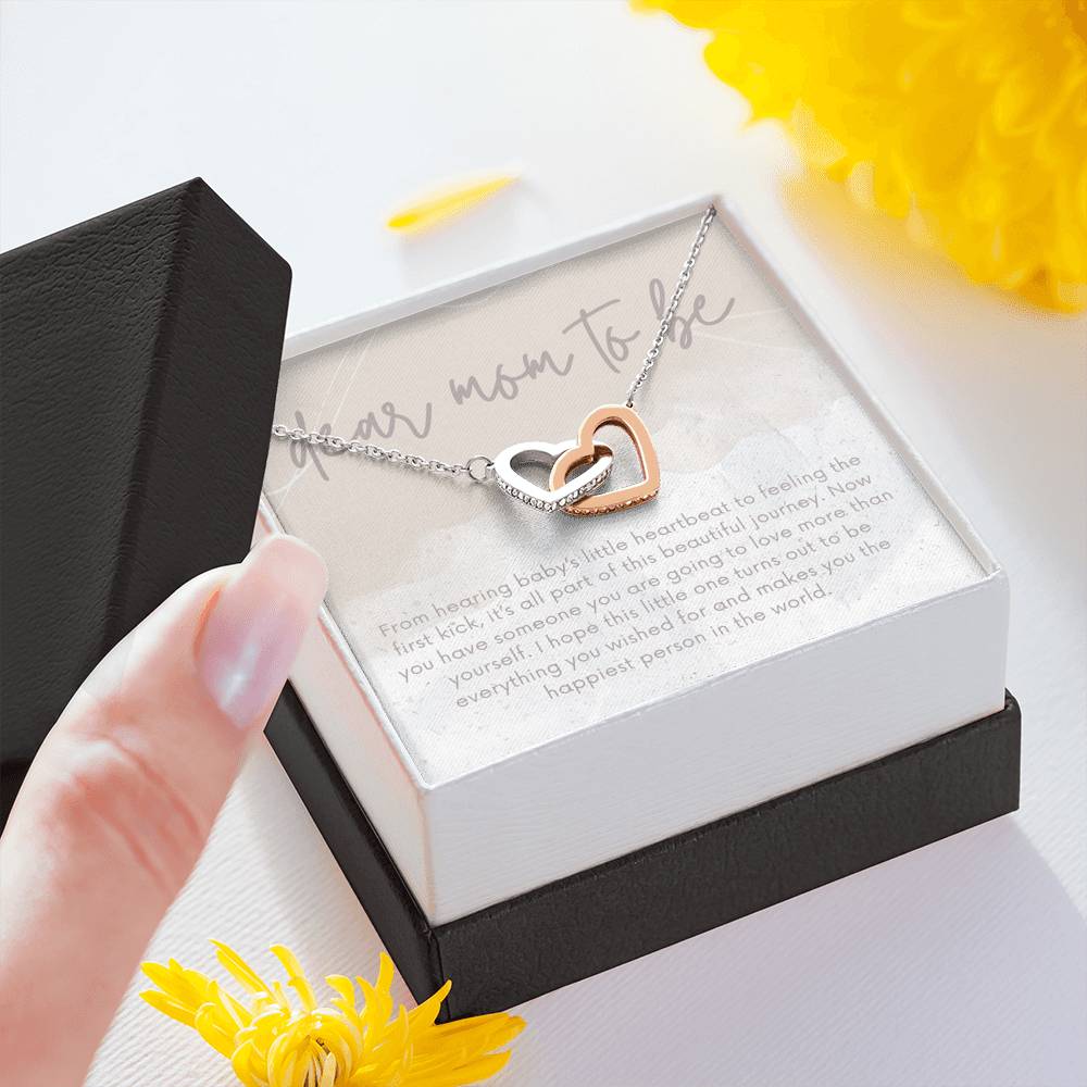 Expectant Moms Gift, Mom to Be Gift Necklace, Baby Shower Gift Idea, New Mom Card